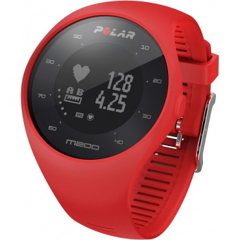 Polar M200 Bilekten Nabız Ölçen GPS'li Koşu Saati - Kırmızı