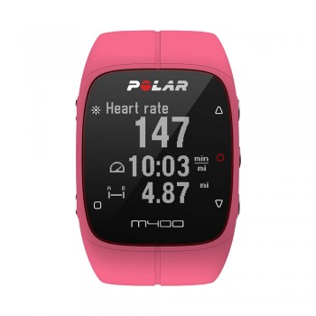 Polar M400 Kalp Atış Monitörü - Pembe