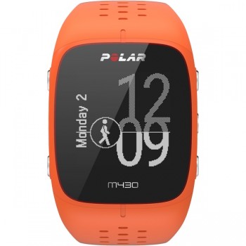 Polar M430 Turuncu Kalp Atış Monitörü Bilekten Nabız Ölçümü GPS'li Nabız Kontrol Saati