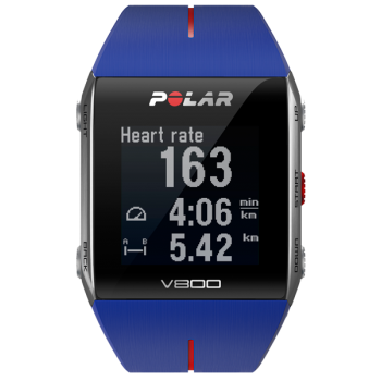 Polar V800 GPS'li Nabız Kontrol Saati BLU/RED + Göğüs Bandı