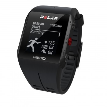 Polar V800 GPS'li Nabız Kontrol Saati BLK/HR + Göğüs Bandı