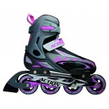 Action ABEC7 Inline Pembe Paten (PW-125X) - L (40-43)