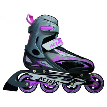 Action ABEC7 Inline Pembe Paten (PW-125X) - L (40-43)