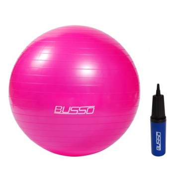 BUSSO 65 CM FUSYA ANTI BURST PİLATES TOPU POMPA HEDİYELİ